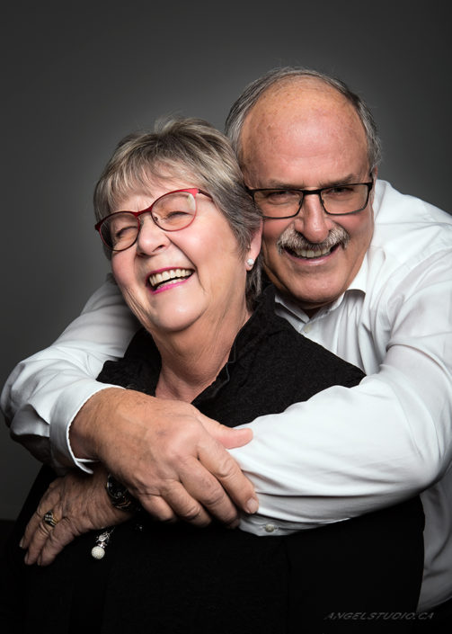 couple's portrait, studio portrait