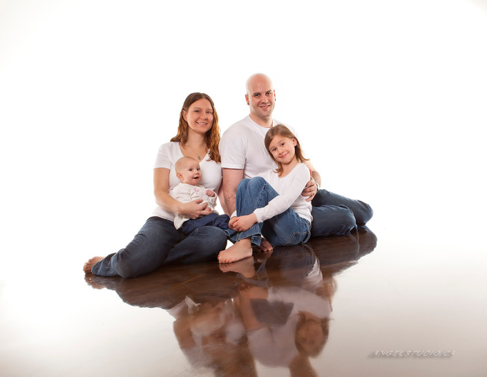 Family portrait, studio portrait